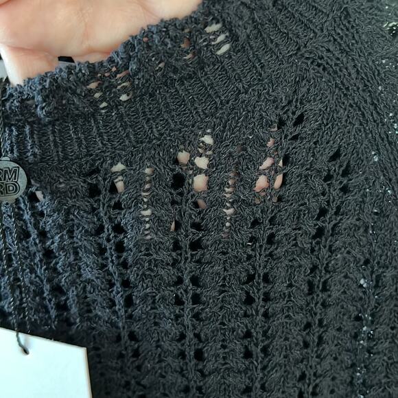 NWT $128 RUMORED Beyond the sea black mini dress S - Picture 7 of 10